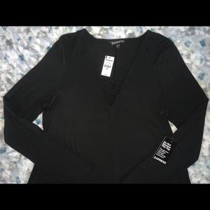 EXPRESS / Black / Long-Sleeve / Large
